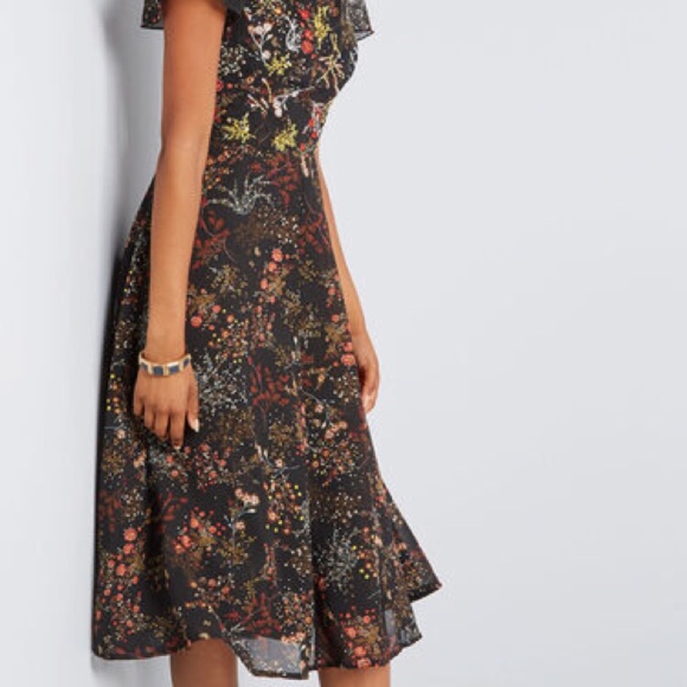 Modcloth beaded floral dress - Picture 3 of 5